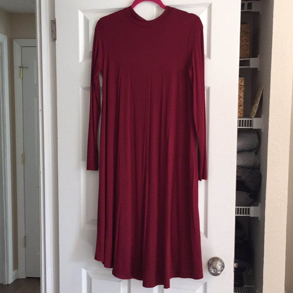 Burgundy Dress, size Medium.